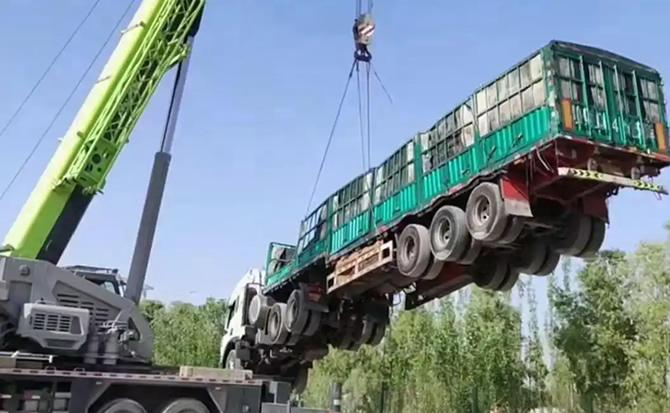 长清区道路脱困救援案例